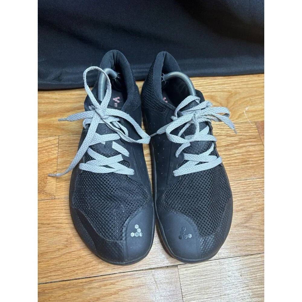 Vivobarefoot Primus Lite Sneakers Shoes Mens 10 EU 43 Black Mesh Minimalist